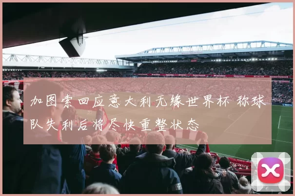 加图索回应意大利无缘世界杯 称球队失利后将尽快重整状态